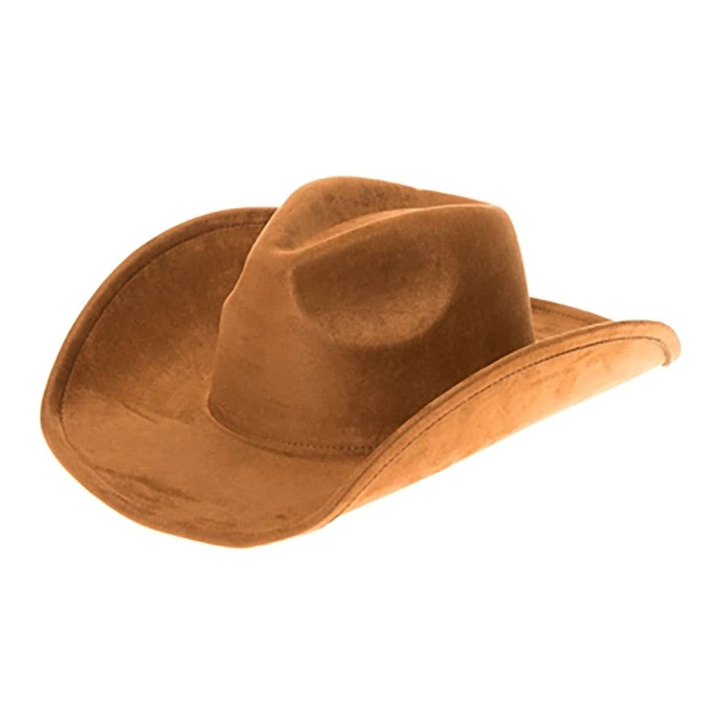 AdornWise - Vegan Suede Classic Cowboy Hat - Adjustable & Durable