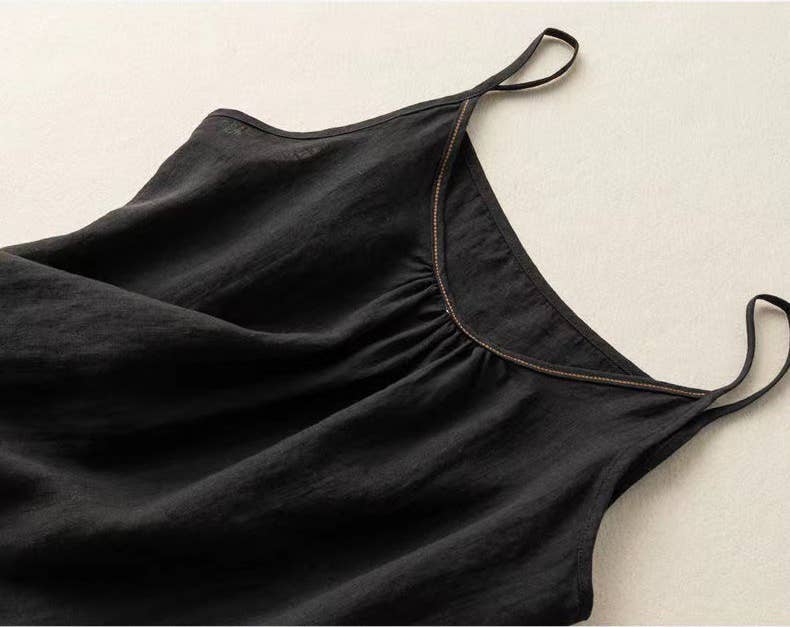 Hope & Sunshine - Cotton Linen Camisole Tank Top