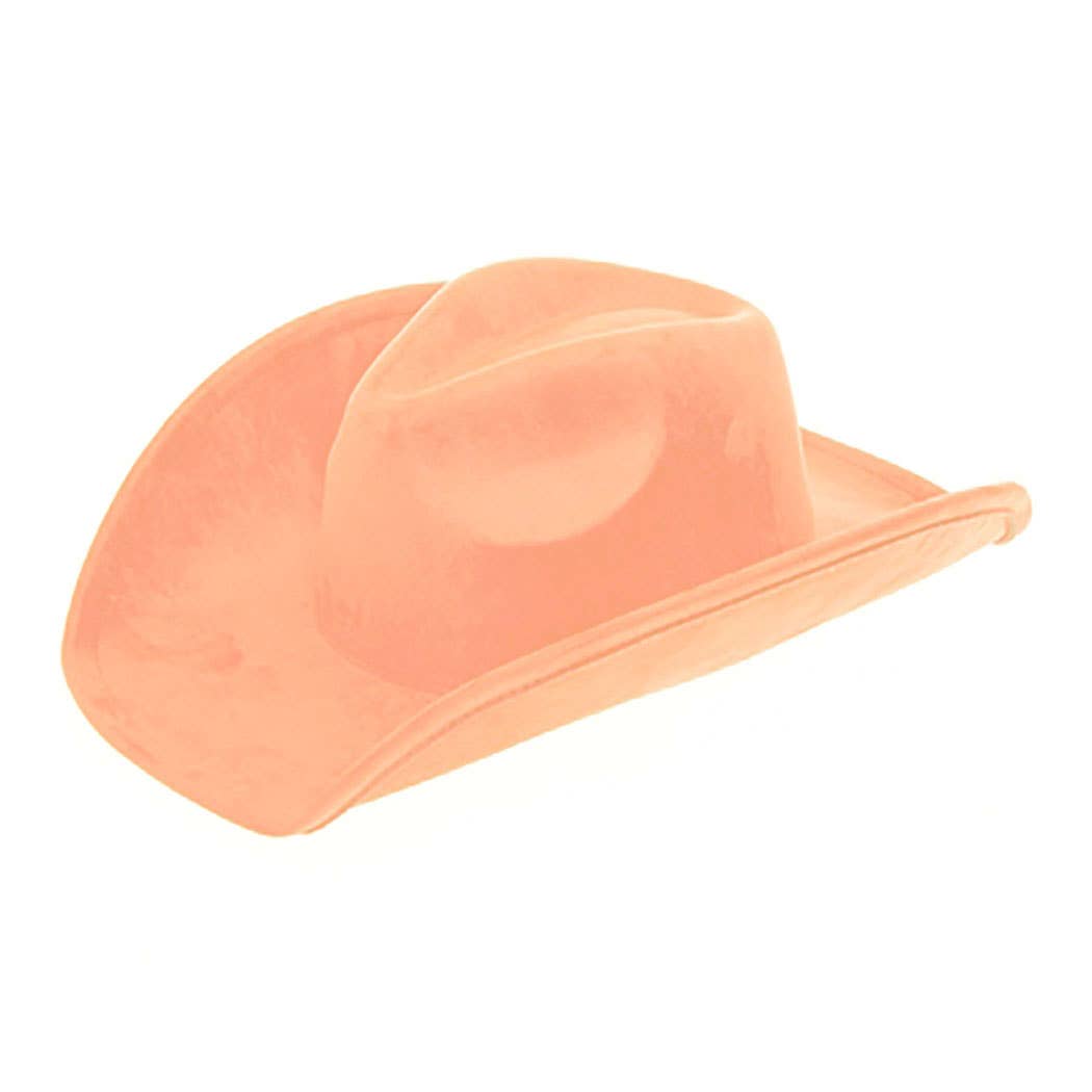 AdornWise - Vegan Suede Classic Cowboy Hat - Adjustable & Durable