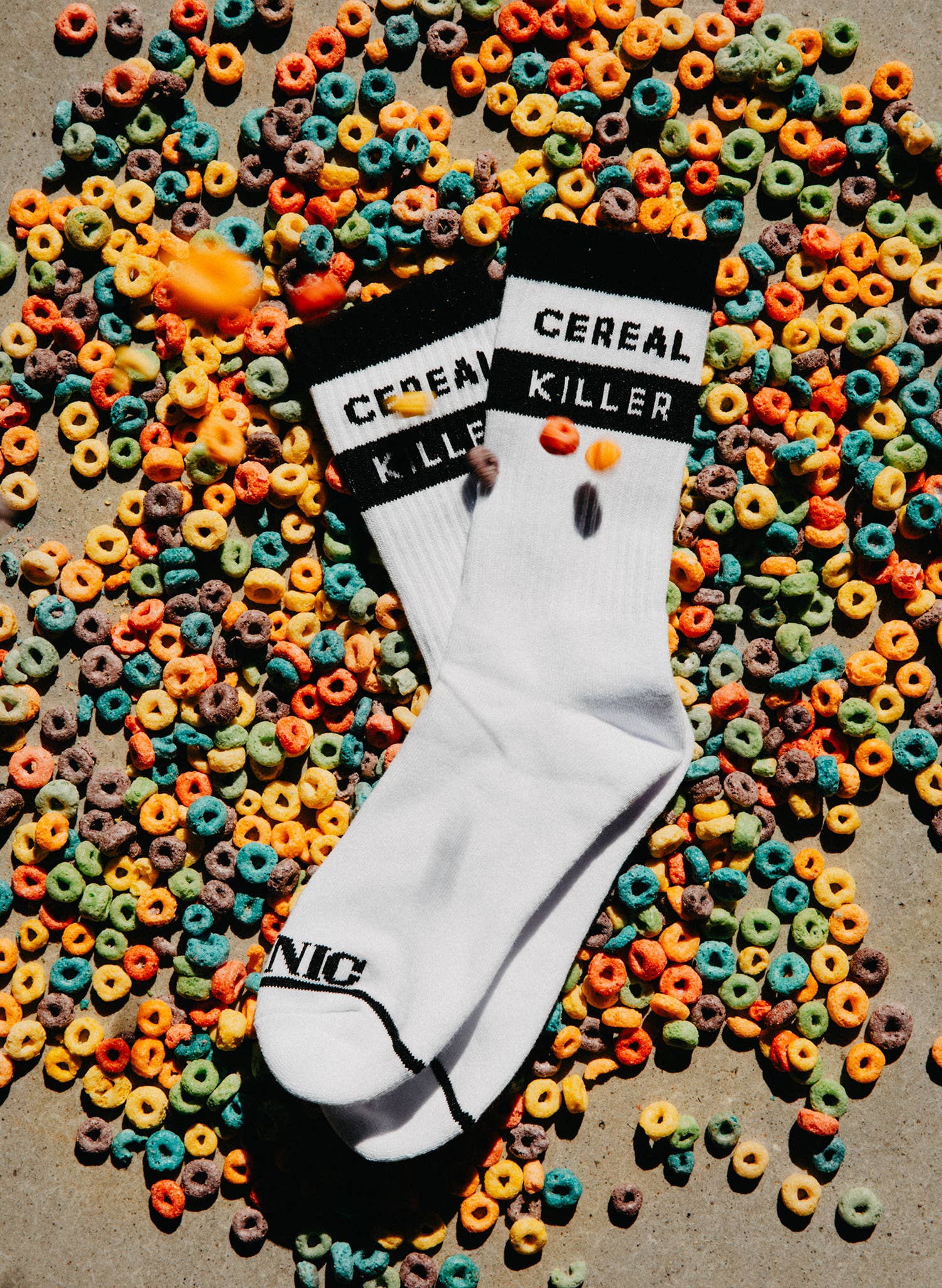 Pyknic - Cereal Killer Vintage Comfy Crew Socks