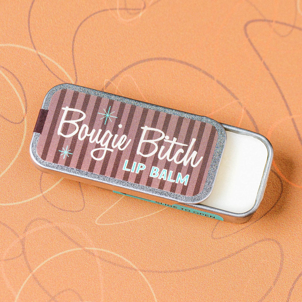 Whiskey River Soap Co. - Bougie Bitch Lip Balm | Funny Old School Tin