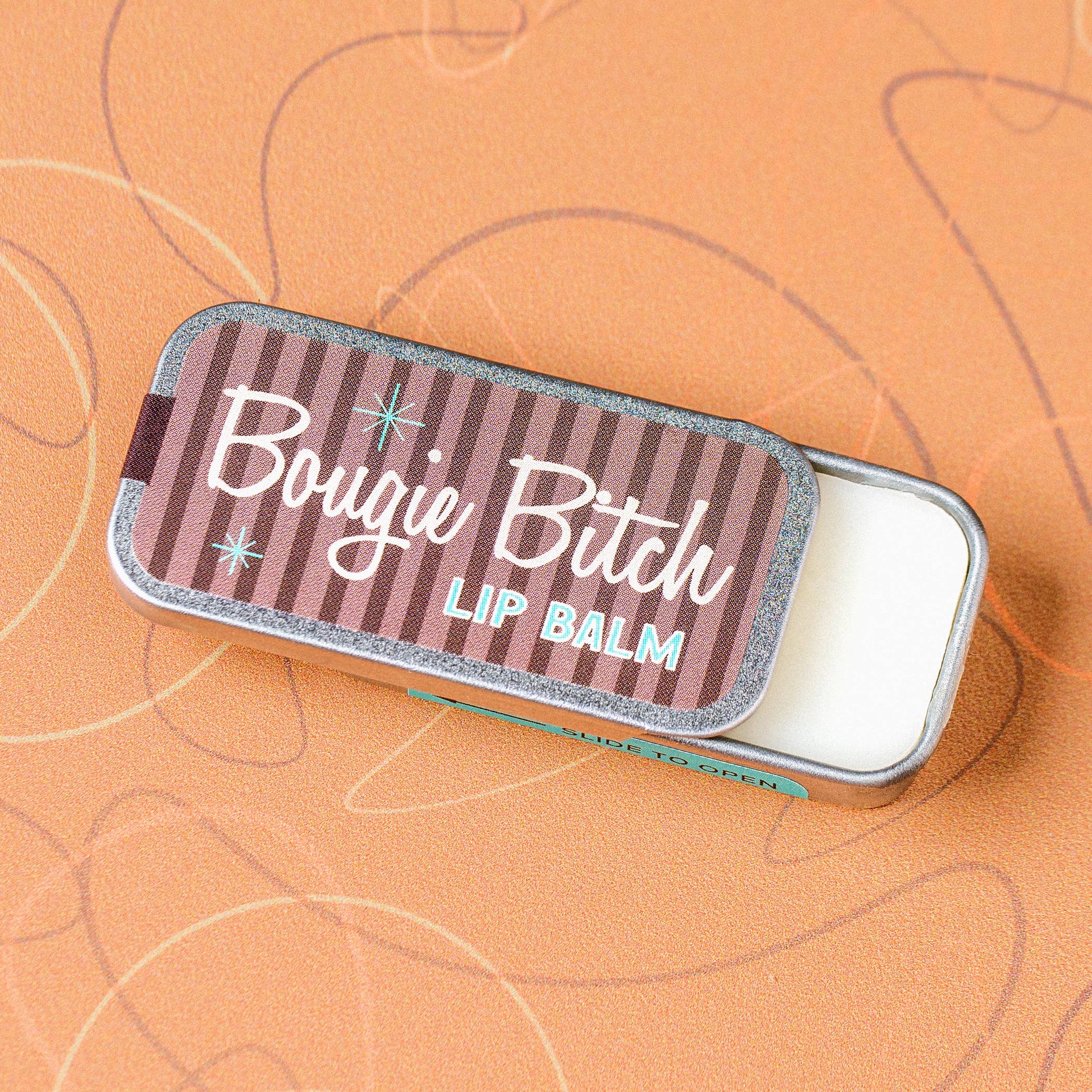 Whiskey River Soap Co. - Bougie Bitch Lip Balm | Funny Old School Tin