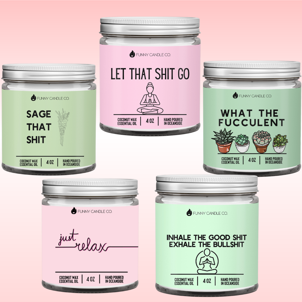 Funny Flames Candle Co - Les Creme - Best Selling 4oz Candles- Funny Flames Candle