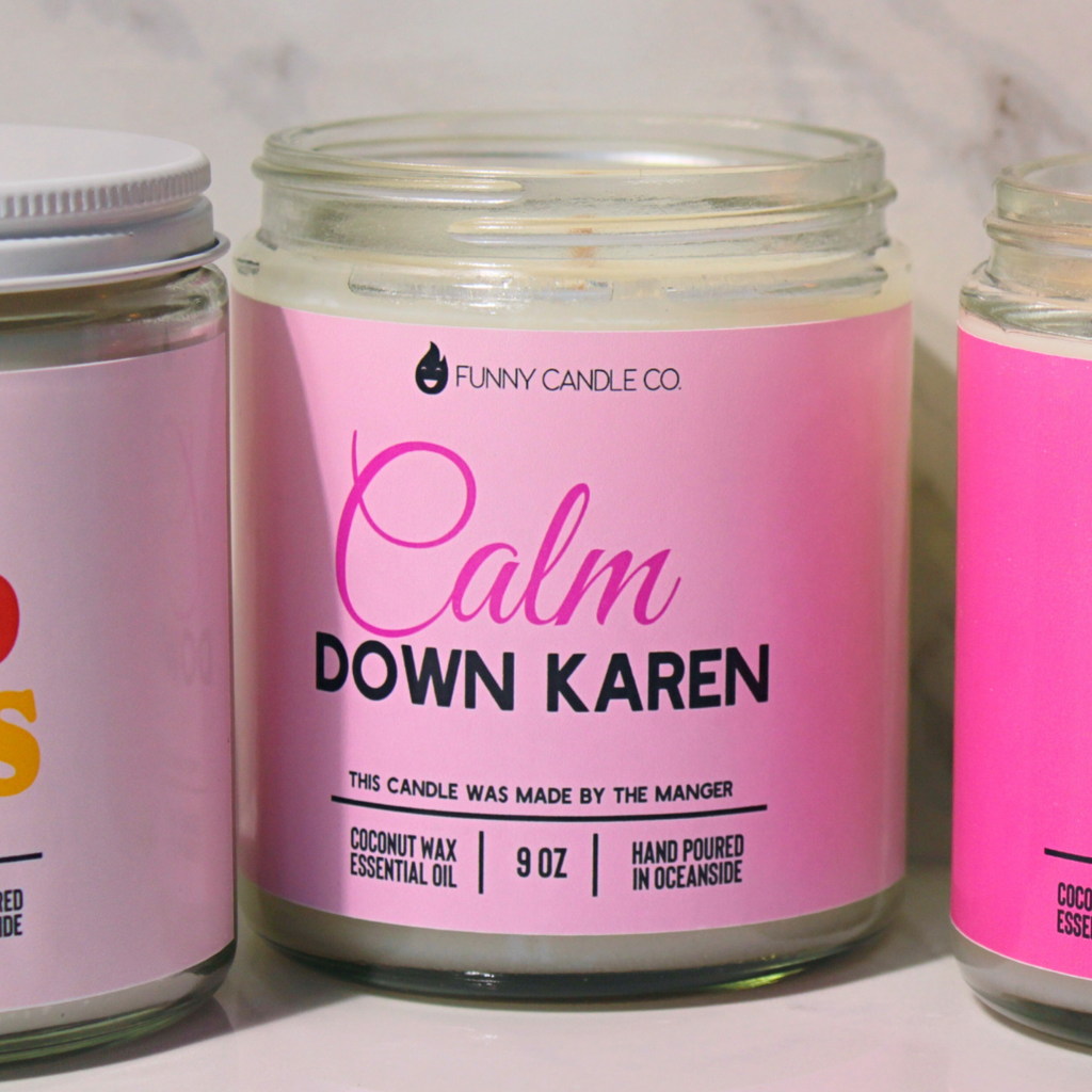 Funny Flames Candle Co - Les Creme - Best Sellers- Funny Flames Candle Collection Bundle