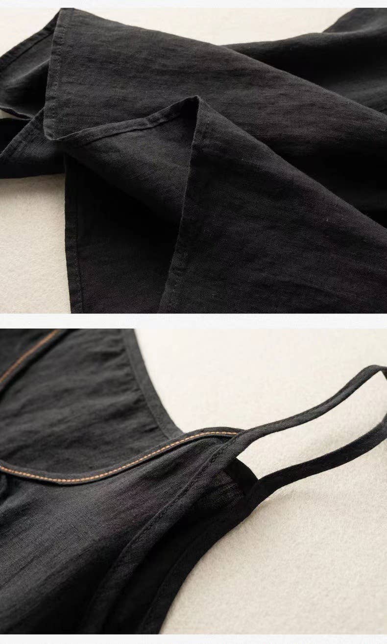 Hope & Sunshine - Cotton Linen Camisole Tank Top