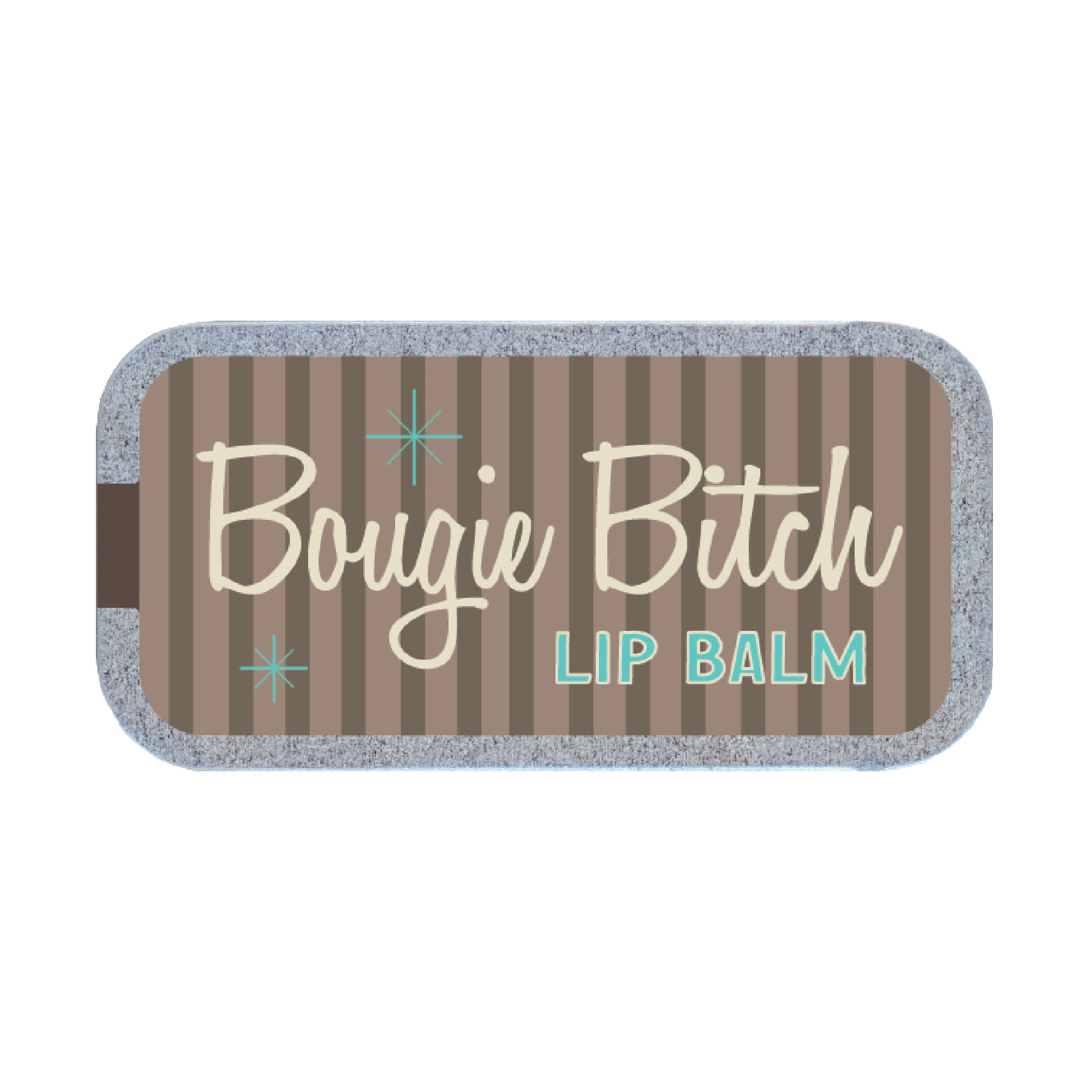 Whiskey River Soap Co. - Bougie Bitch Lip Balm | Funny Old School Tin