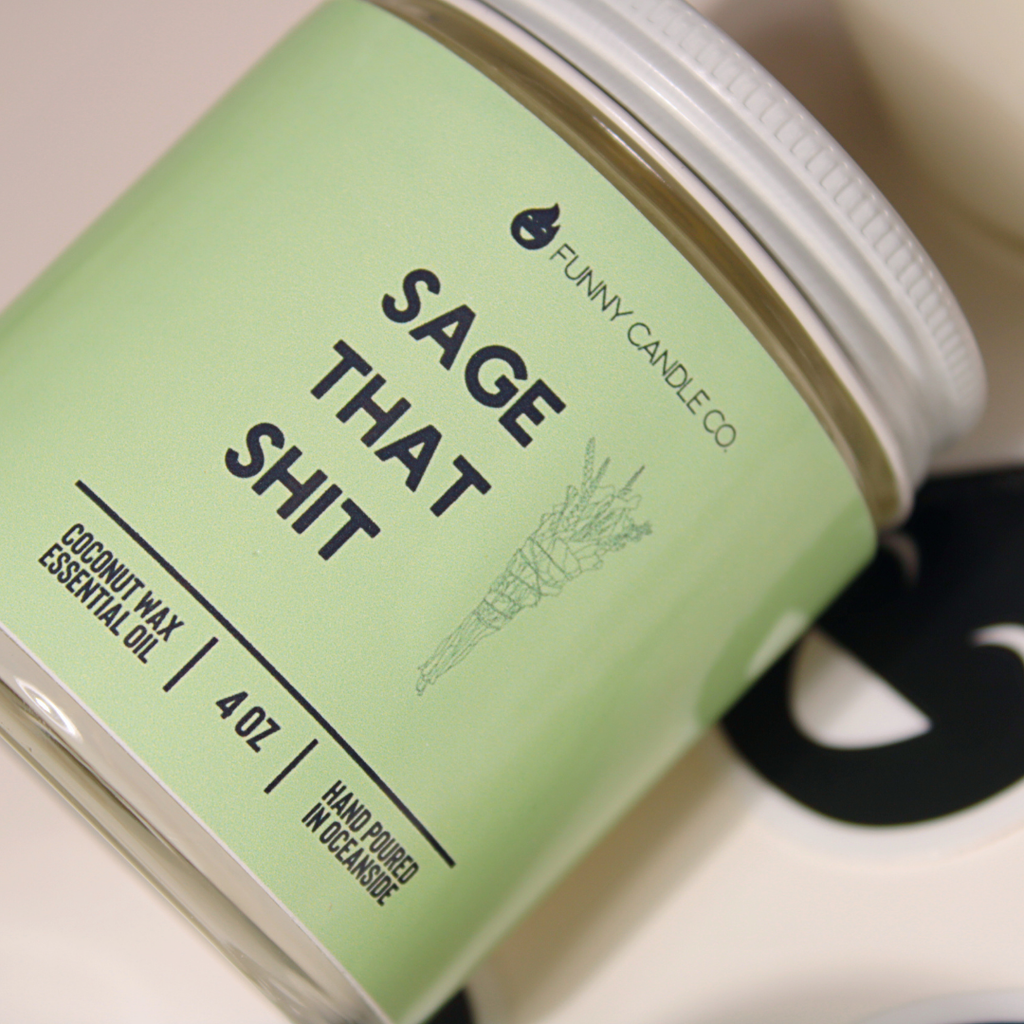 Funny Flames Candle Co - Les Creme - Best Selling 4oz Candles- Funny Flames Candle