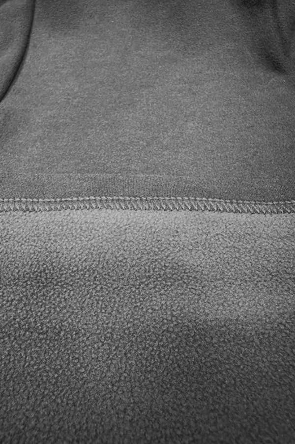 Solid color winter warm fleece lined HW thermal legging pant