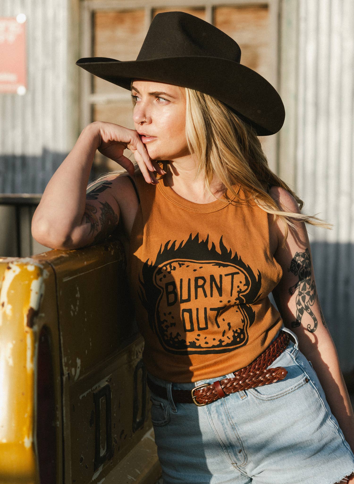 Pyknic - Burnt Out Muscle Tee