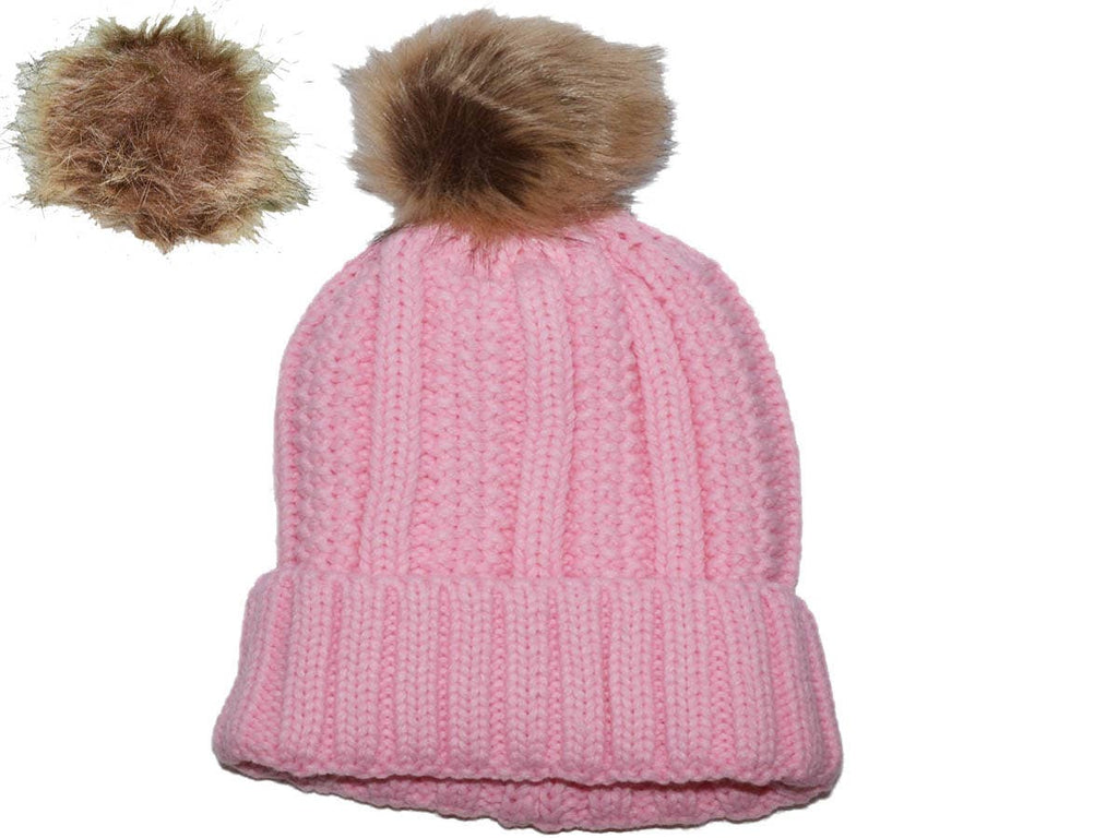 Winter Beanie W/ Removable Pom-Pom