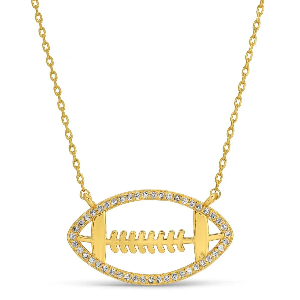 Gold Football Jewelry