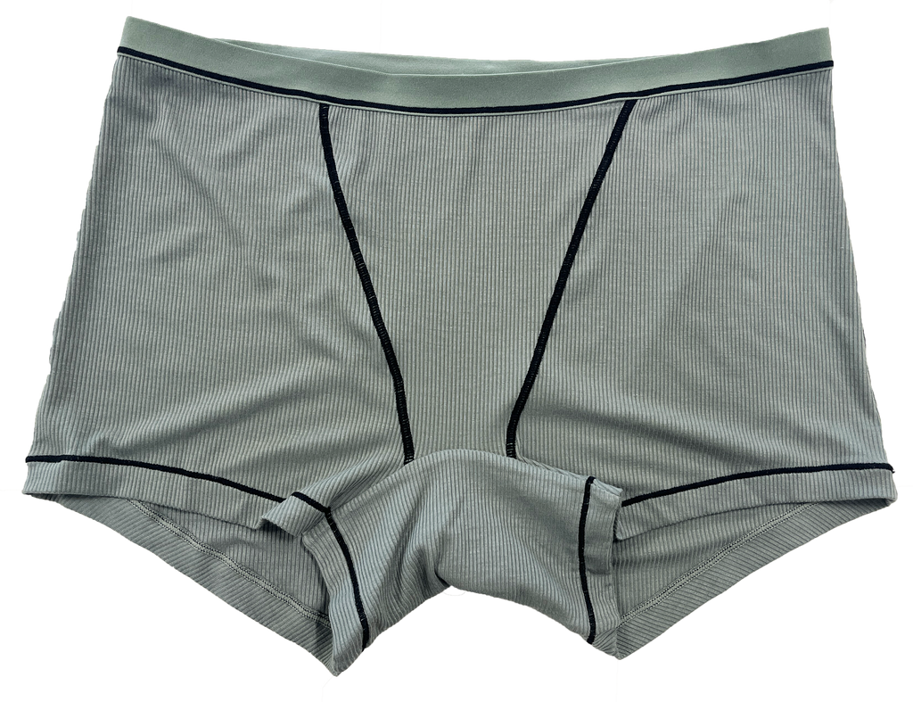 Modal Short with Contrast Stitching, 1X-2X - Last Chance!