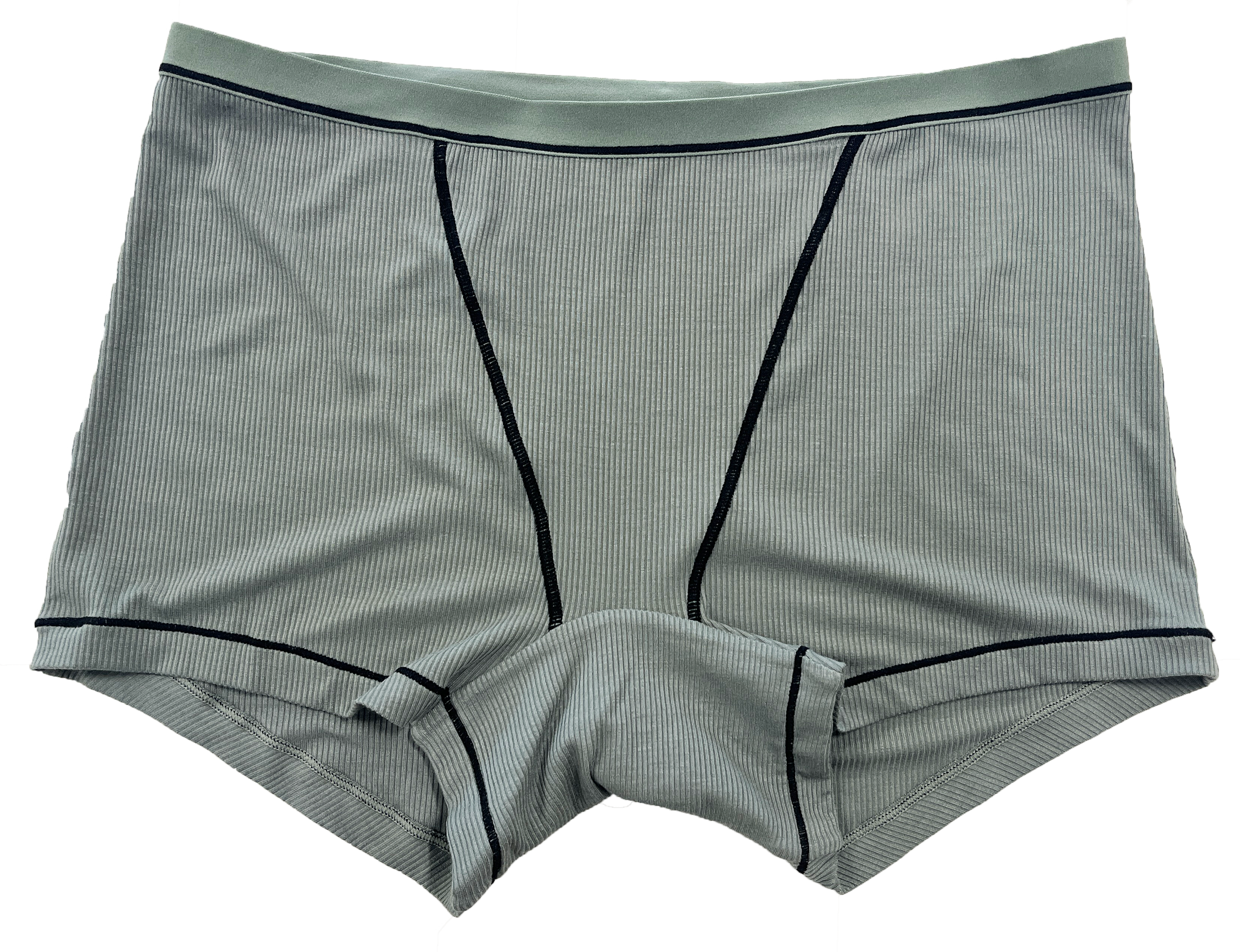 Modal Short with Contrast Stitching, 1X-2X - Last Chance!