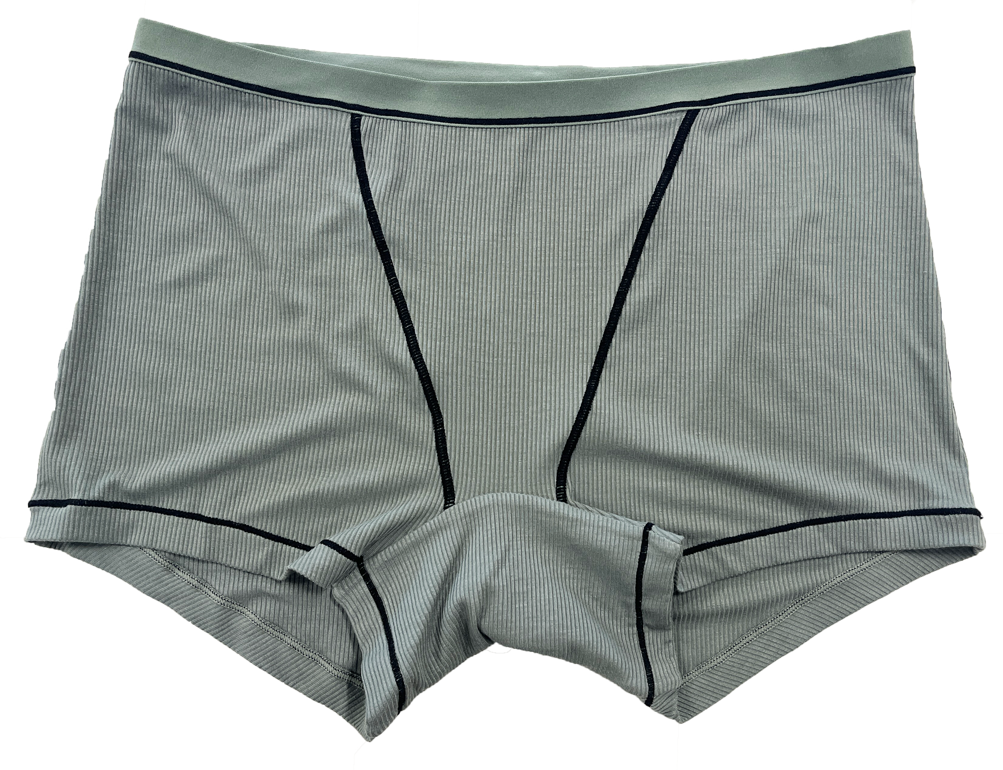 Modal Short with Contrast Stitching, 1X-2X - Last Chance!