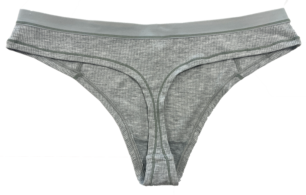 Modal Thong with Contrast Stitch, XS-2X