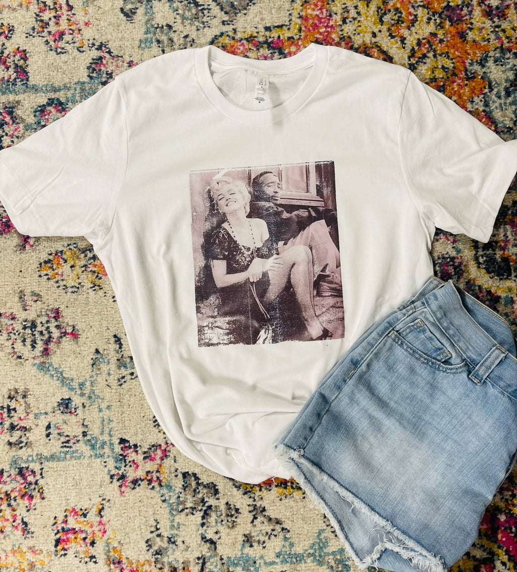 Sweet Southern Wholesale - Marilyn and Tupac Graphic T-shirt