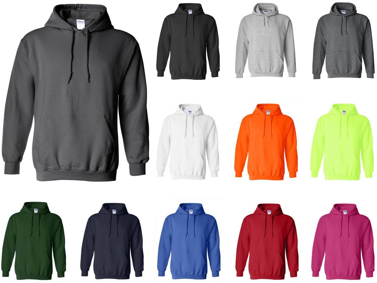 Buck Wholesale - 18500 Gildan® Heavy Blend™ Adult Hooded Sweatshirt Fleece