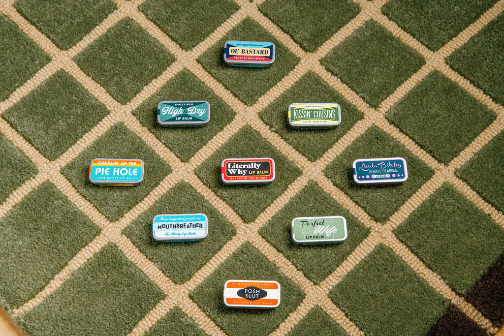 Whiskey River Soap Co. - Bougie Bitch Lip Balm | Funny Old School Tin