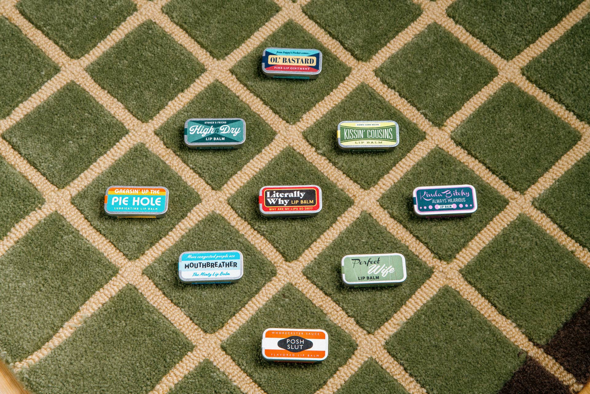 Whiskey River Soap Co. - Bougie Bitch Lip Balm | Funny Old School Tin