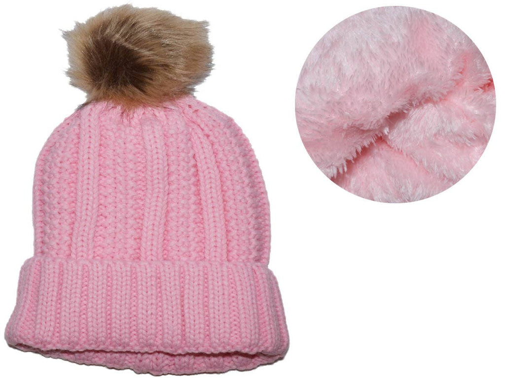 Winter Beanie W/ Removable Pom-Pom