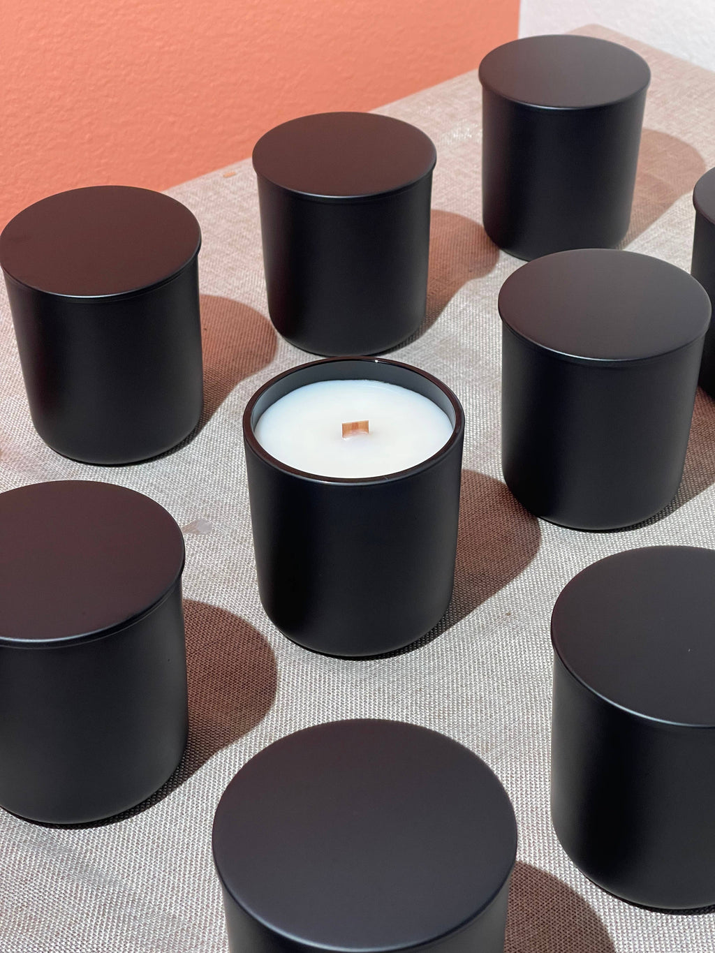 Mrs. Candlier - Coconut Candle with Wood Wick 2.5, 8 & 13 oz | Custom label