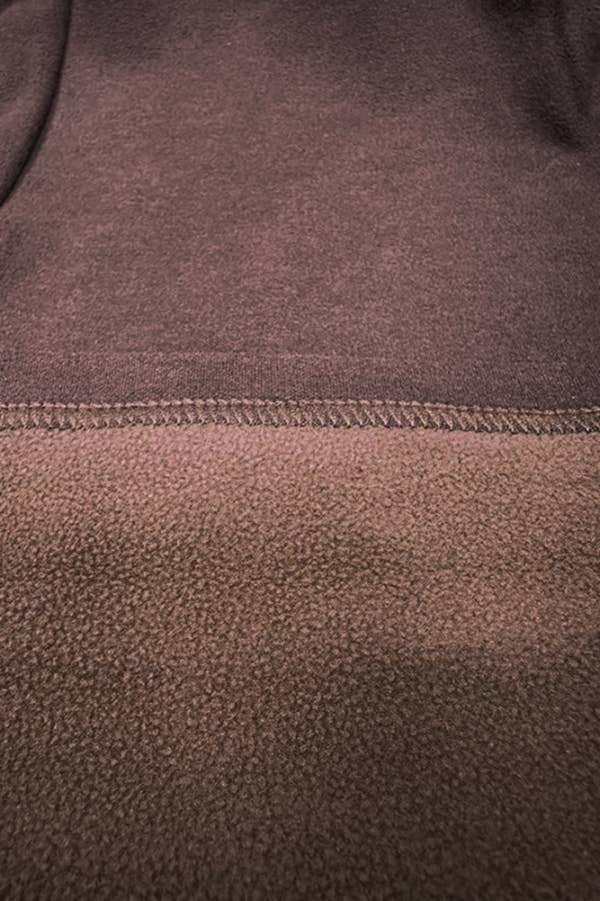 Solid color winter warm fleece lined HW thermal legging pant