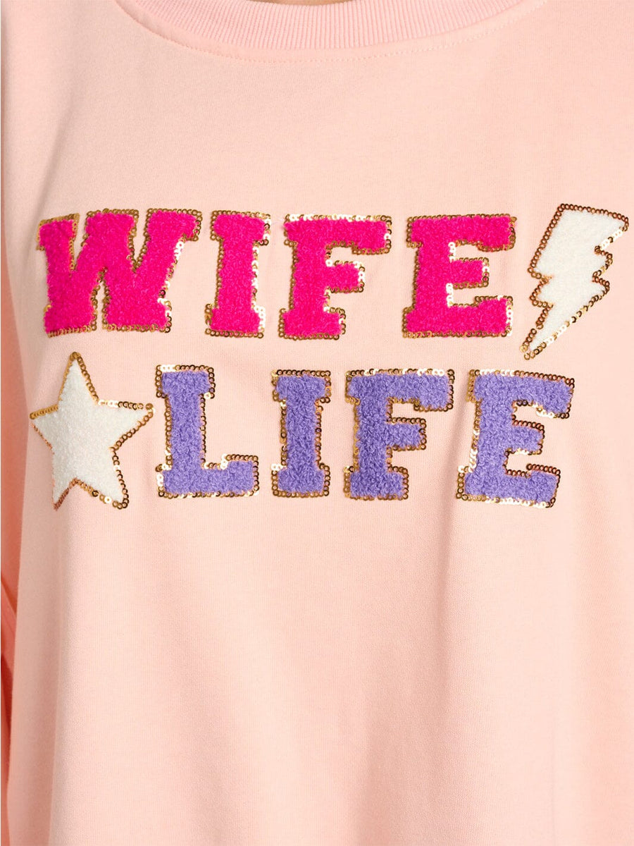 Curated by Lisa long sleeve, wife life, oversized top