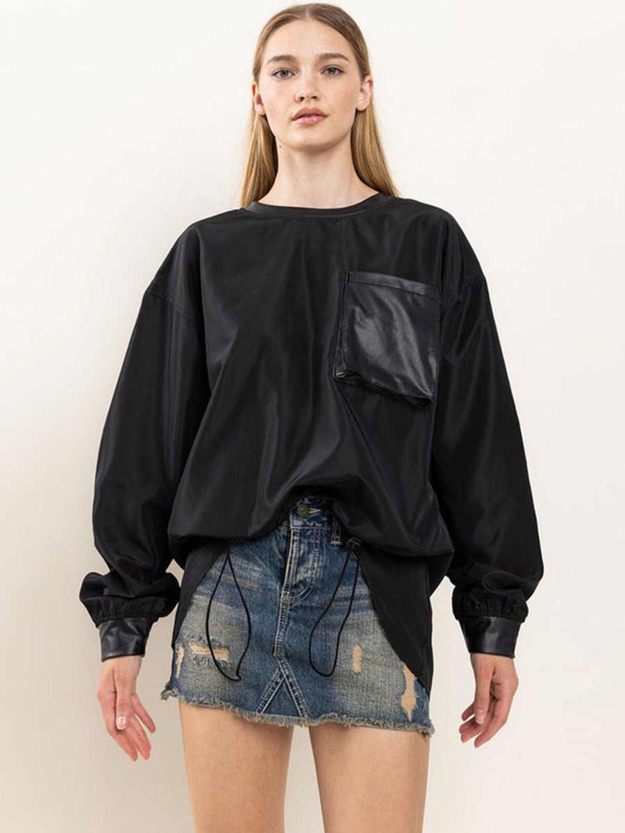 Women’s Pleather Pullov