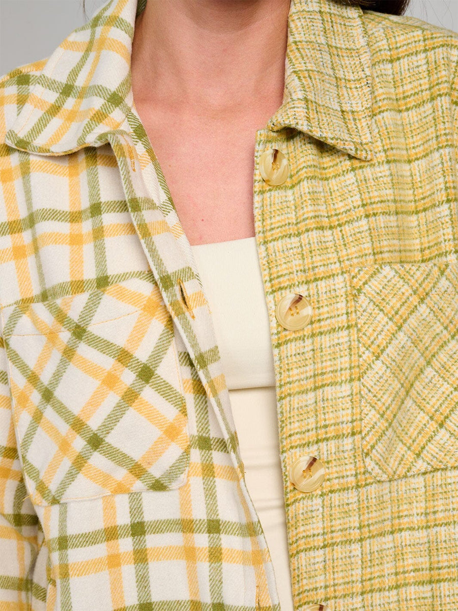 Women’s Plaid Button-Up Shacket – Cozy Fall Layer | Curated by Lisa