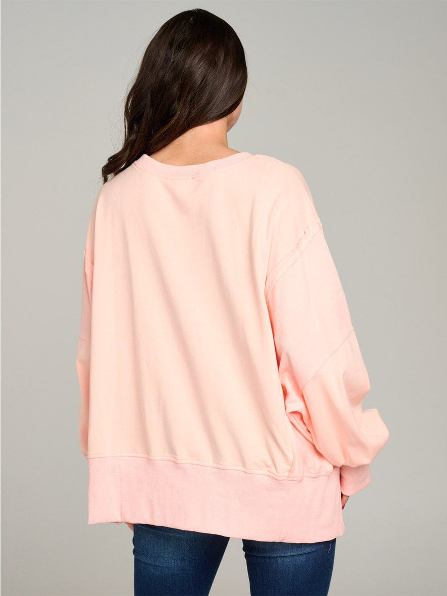 Curated by Lisa long sleeve, wife life, oversized top