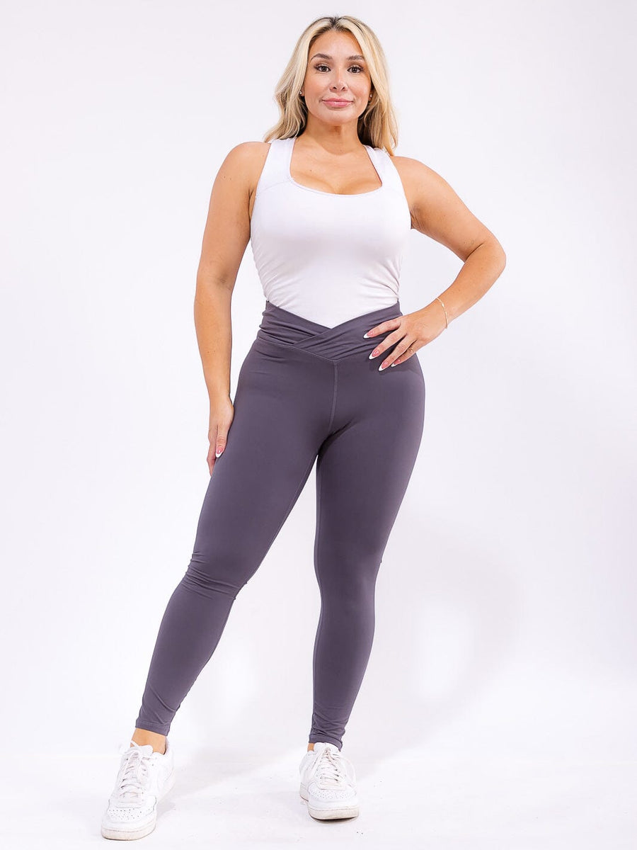 Plus Size Elastic Waist Skinny Leggings – Curve Hugging Comfort | Curated by Lisa